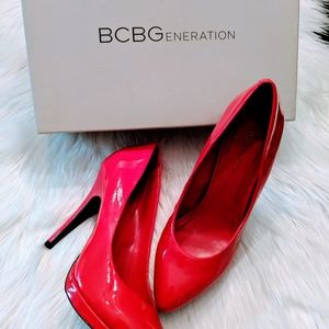 BCBG red pumps